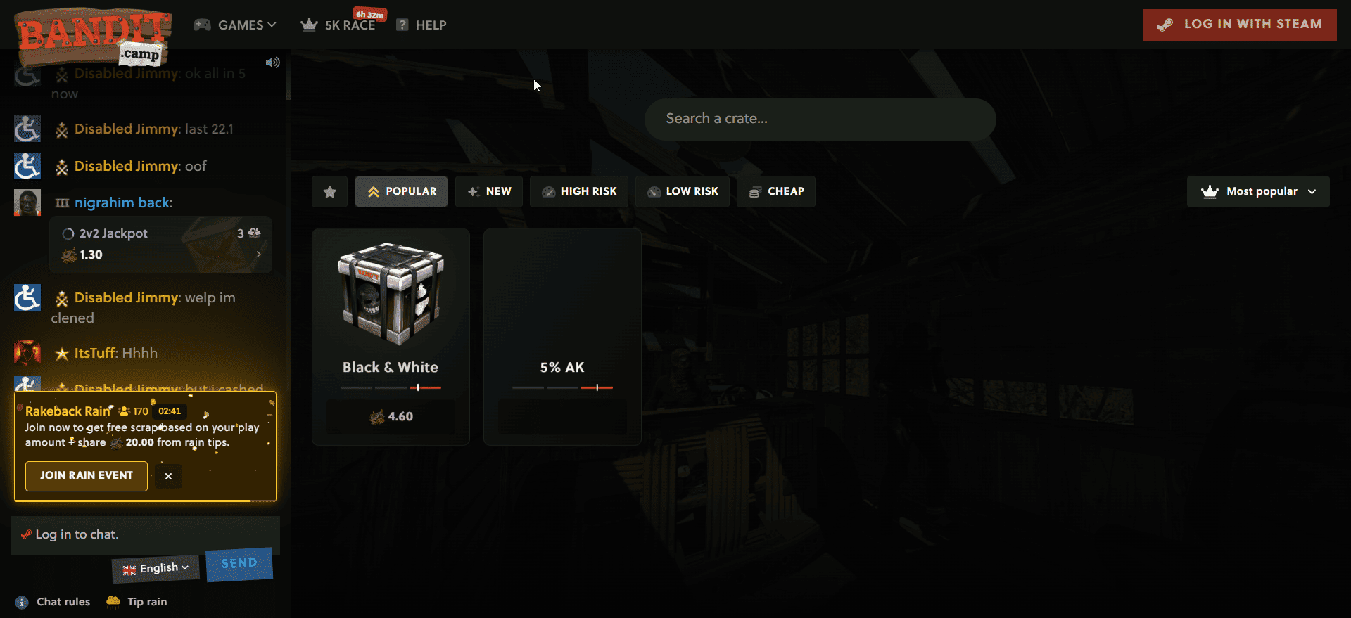 BanditCamp rust cases 