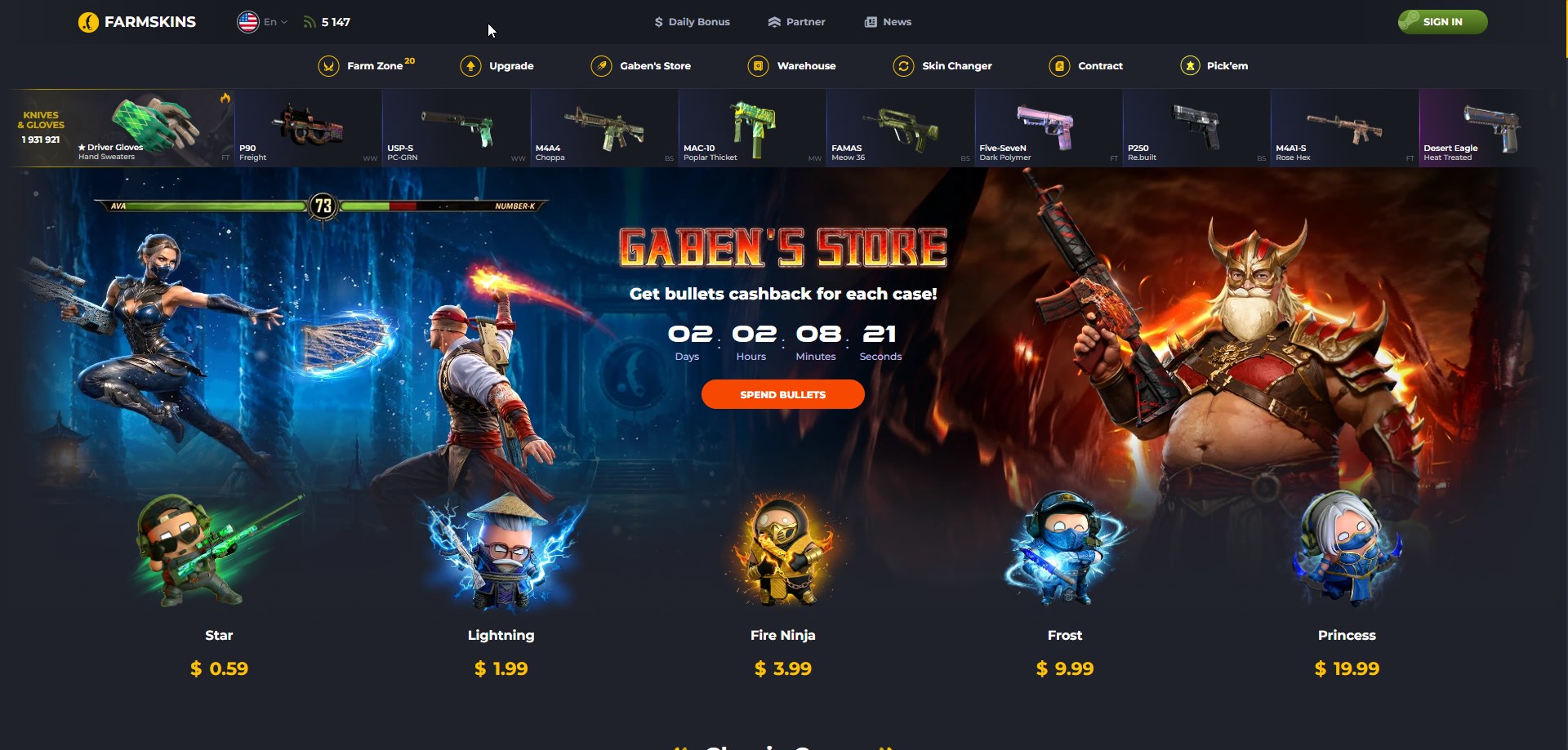 farmskins free